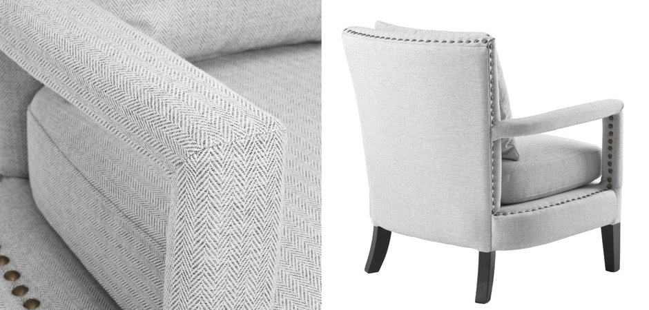 Кресло Eichholtz Chair Gregory Light Grey Кресло Eichholtz Chair Gregory Light Grey - Loft-Concept в Челябинске