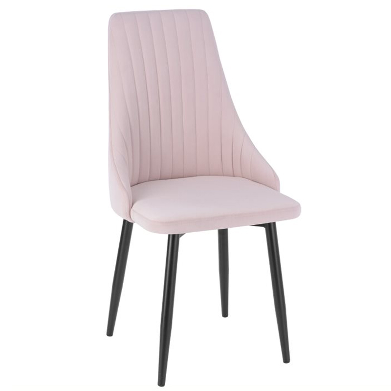 Стул Belina Chair Розовый пастельный Черный Стул Belina Chair Розовый пастельный Черный в Челябинске | Loft Concept
