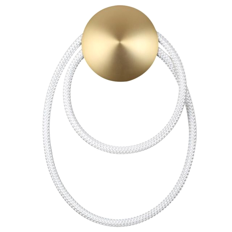 Бра Золотой LUKE LAMPCO TRACER LAMP Золотой Белый Бра Золотой LUKE LAMPCO TRACER LAMP Золотой Белый в Челябинске | Loft Concept