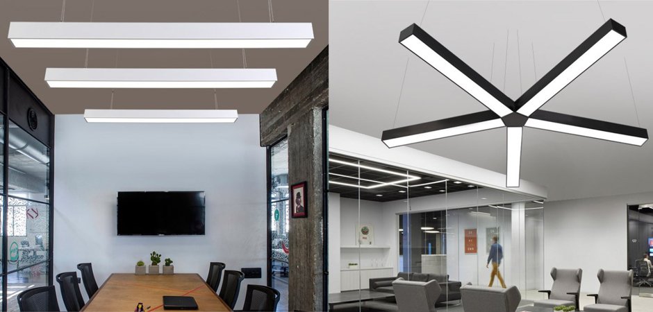 Люстра Led line pendant lamp Люстра Led line pendant lamp - Loft-Concept в Челябинске