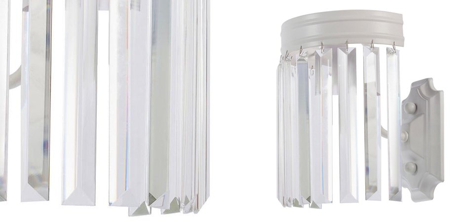Настенная лампа RH Odeon Clear Glass White Bra Настенная лампа RH Odeon Clear Glass White Bra - Loft-Concept в Челябинске