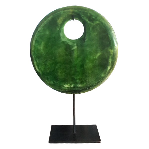 Аксессуар Зеленый диск Chrysoprase Зеленый Аксессуар Зеленый диск Chrysoprase Зеленый в Челябинске | Loft Concept