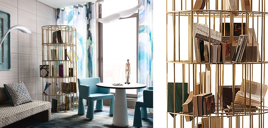 Стеллаж CECCOTTI Bibliotheque Golden Сage Стеллаж CECCOTTI Bibliotheque Golden Сage - Loft-Concept в Челябинске