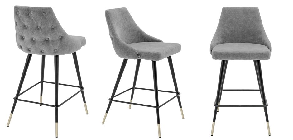 Полубарный стул Eichholtz Counter Stool Cedro Grey Полубарный стул Eichholtz Counter Stool Cedro Grey - Loft-Concept в Челябинске