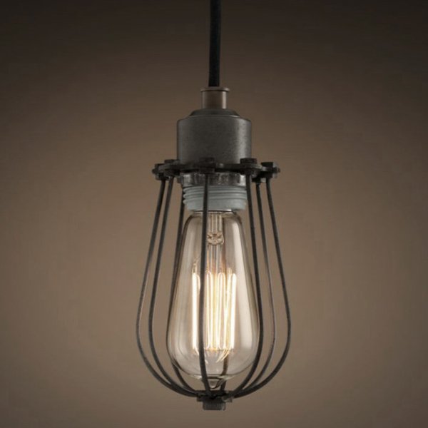 Подвесной светильник Loft Cage Light Темная бронза в Челябинске | Loft Concept 