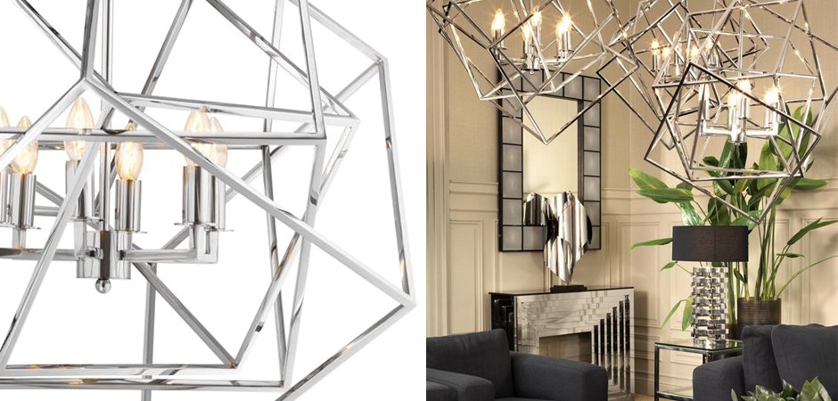 Eichholtz Lantern Matrix Nickel Eichholtz Lantern Matrix Nickel - Loft-Concept в Челябинске