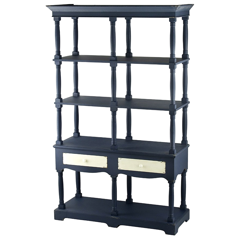 Винтажный Стеллаж Margery Blue Синий Винтажный Стеллаж Margery Blue Синий в Челябинске | Loft Concept
