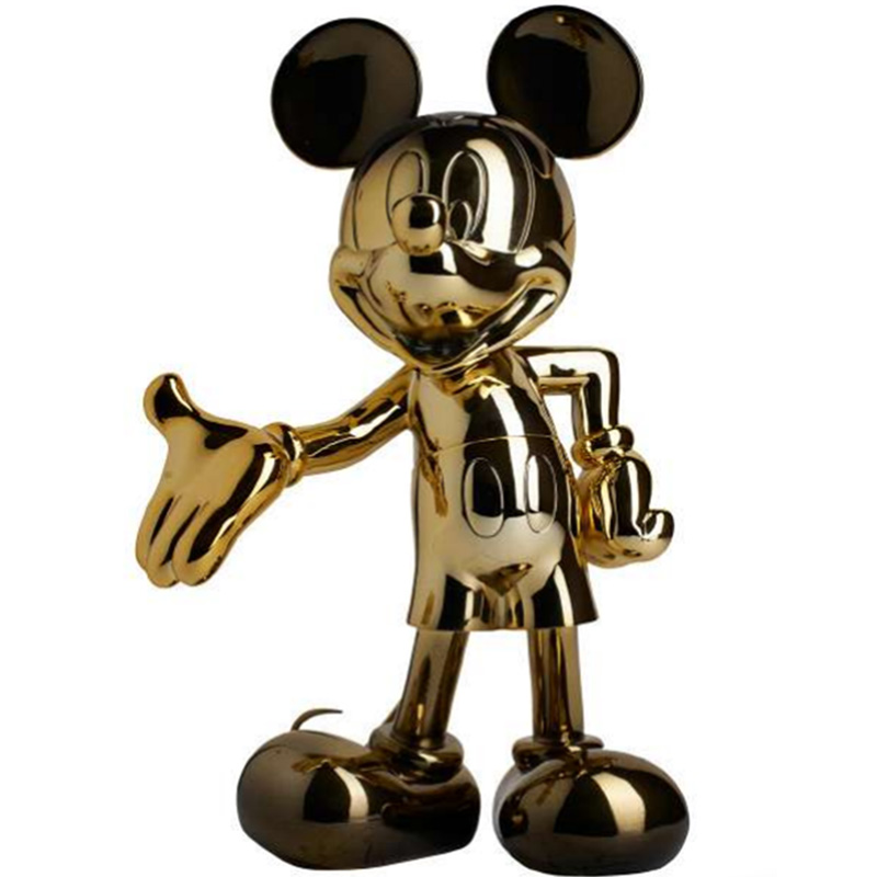 Статуэтка Mickey Mouse statuette gold Глянцевое золото Черный Статуэтка Mickey Mouse statuette gold Глянцевое золото Черный в Челябинске | Loft Concept