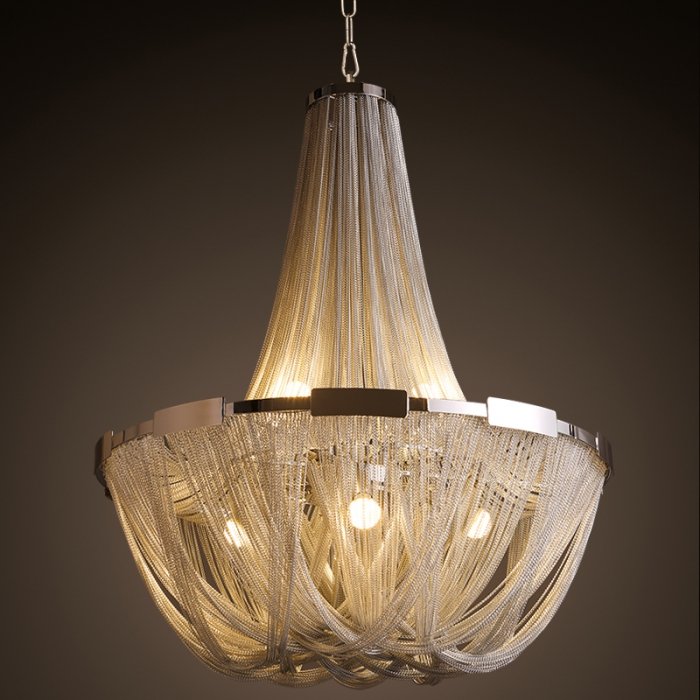 Люстра Soscik Golden Chain Chandelier Золотой Люстра Soscik Golden Chain Chandelier Золотой в Челябинске | Loft Concept