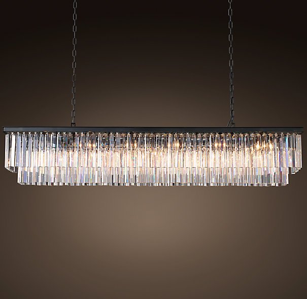 Люстра RH 1920s Odeon Clear Glass Fringe Black iron 150 Черный Люстра RH 1920s Odeon Clear Glass Fringe Black iron 150 Черный в Челябинске | Loft Concept