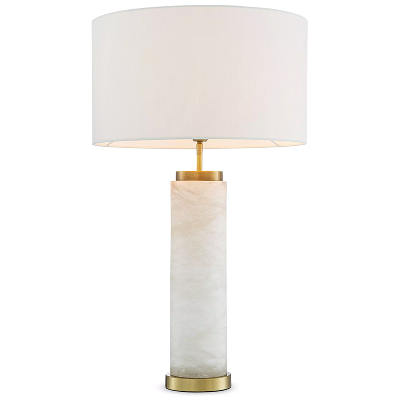 Настольная лампа Eichholtz Table Lamp Lxry Alabaster Белый Латунь Кремовый Настольная лампа Eichholtz Table Lamp Lxry Alabaster Белый Латунь Кремовый в Челябинске | Loft Concept