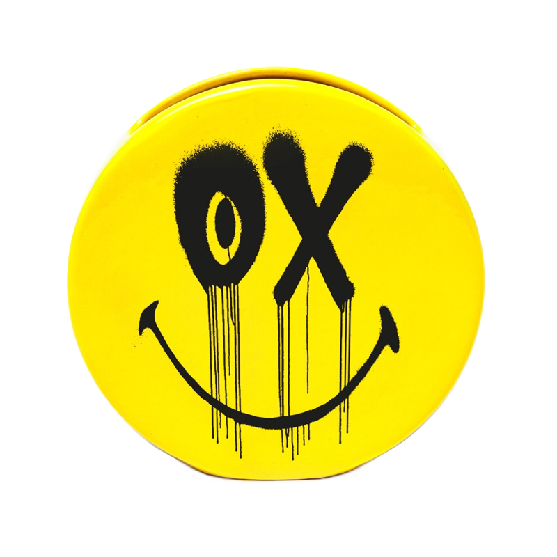 Ваза Seletti Ox Smiley Желтый Черный Ваза Seletti Ox Smiley Желтый Черный в Челябинске | Loft Concept