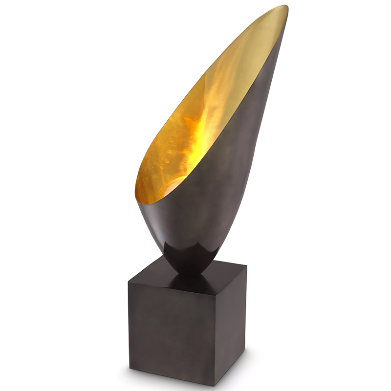 Настольная лампа Eichholtz Table Lamp Grotto Черный Золотой Настольная лампа Eichholtz Table Lamp Grotto Черный Золотой в Челябинске | Loft Concept