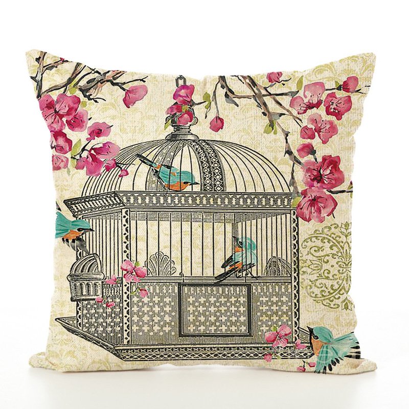 Декоративная подушка Bird Cage Мульти Декоративная подушка Bird Cage Мульти в Челябинске | Loft Concept