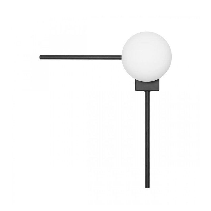 Бра Direct Rays Black 32 см Белый Черный Бра Direct Rays Black 32 см Белый Черный в Челябинске | Loft Concept