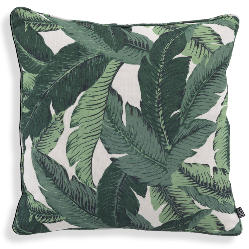 Подушка Eichholtz Pillow Mustique L Белый Зеленый Подушка Eichholtz Pillow Mustique L Белый Зеленый в Челябинске | Loft Concept