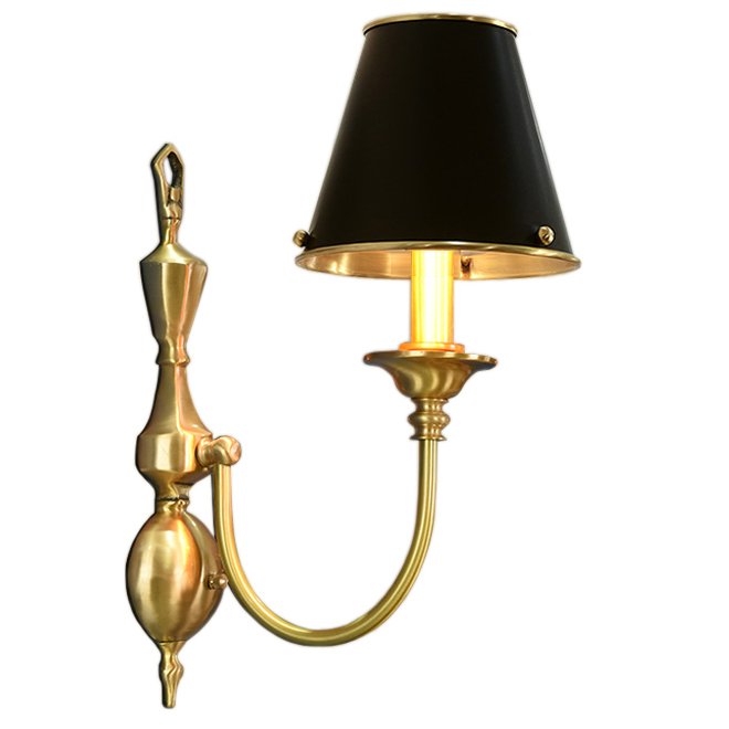 Бра Classic Monograms One Черный Латунь Бра Classic Monograms One Черный Латунь в Челябинске | Loft Concept
