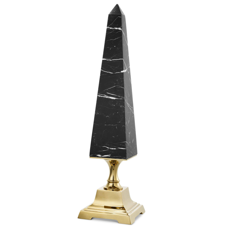 Аксессуар Eichholtz Obelisk Layford L Черный Мрамор Nero Глянцевое золото Аксессуар Eichholtz Obelisk Layford L Черный Мрамор Nero Глянцевое золото в Челябинске | Loft Concept
