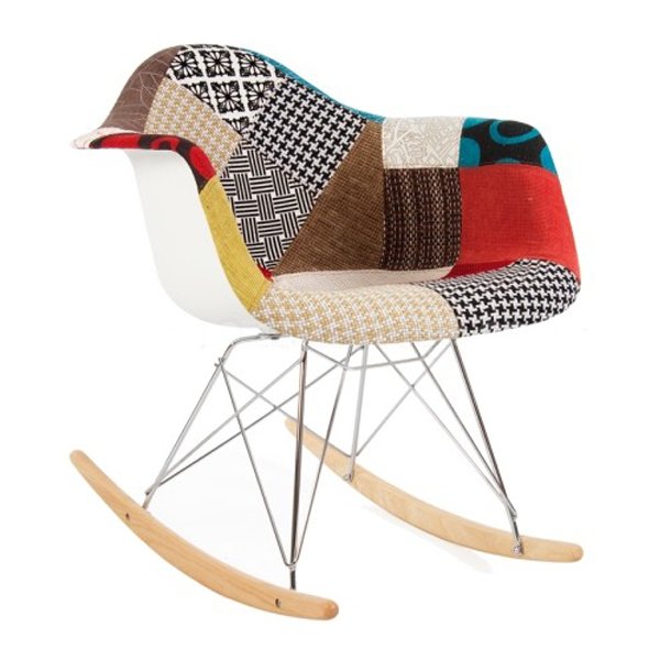 Кресло RAR Rocking Patchwork Мульти Кресло RAR Rocking Patchwork Мульти в Челябинске | Loft Concept