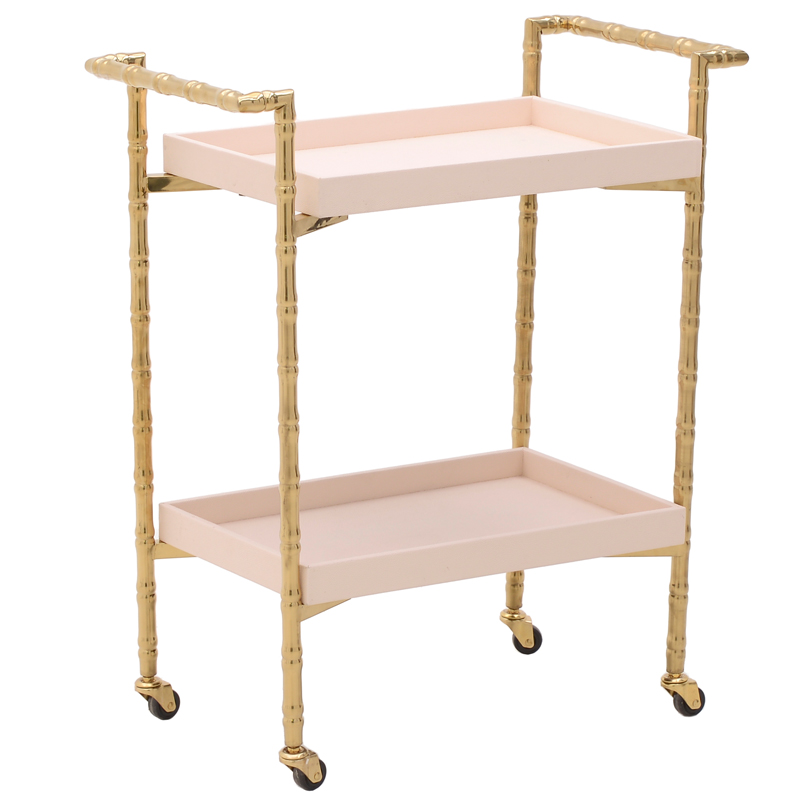 Приставной стол Shinobiya Table Розовый пастельный Глянцевое золото Приставной стол Shinobiya Table Розовый пастельный Глянцевое золото в Челябинске | Loft Concept