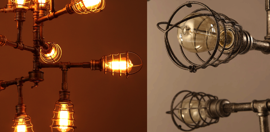 Люстра Loft Industrial Sputnik 12 Retro Люстра Loft Industrial Sputnik 12 Retro - Loft-Concept в Челябинске
