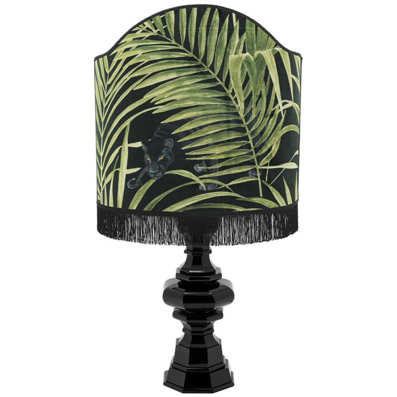 Настольная лампа Table Lamp Empire Scudo Black Green Черный Зеленый в Челябинске | Loft Concept 