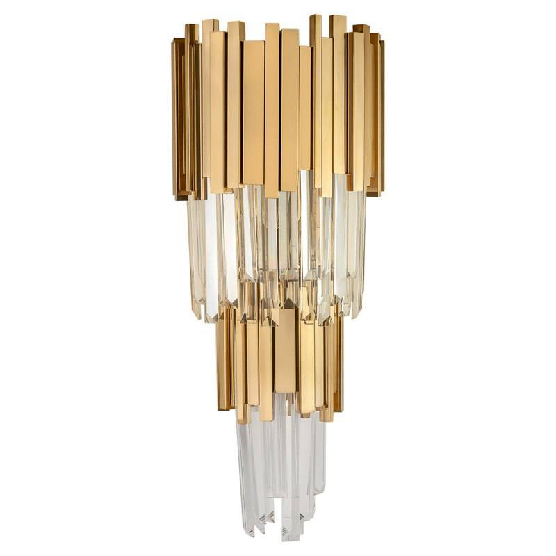 Бра Luxxu Modern Cascade Wall Lamp Gold 58 Золотой Прозрачное Стекло Бра Luxxu Modern Cascade Wall Lamp Gold 58 Золотой Прозрачное Стекло в Челябинске | Loft Concept