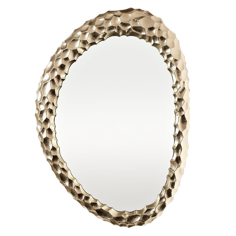 Зеркало Dragon Scales Mirror S Золотой Зеркало Dragon Scales Mirror S Золотой в Челябинске | Loft Concept