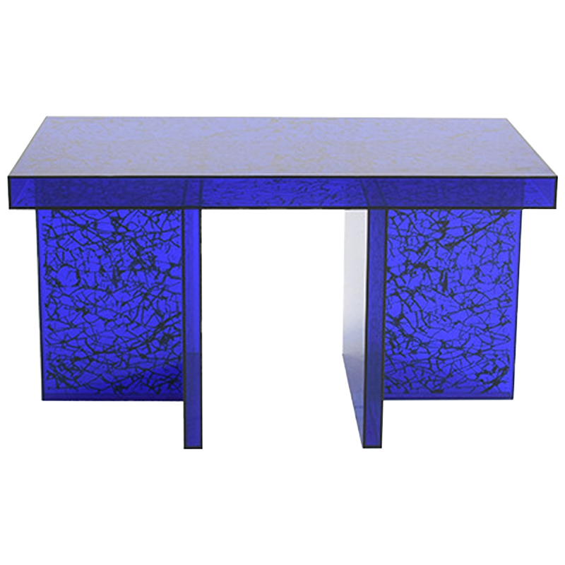 Кофейный стол Acrylic Blue Gerald Coffee Table Синий Черный Кофейный стол Acrylic Blue Gerald Coffee Table Синий Черный в Челябинске | Loft Concept