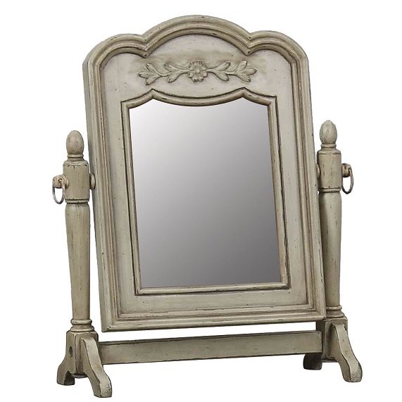 Зеркало настольное BUREAU MIROIR CHATEAU Бежево-серый Зеркало настольное BUREAU MIROIR CHATEAU Бежево-серый в Челябинске | Loft Concept