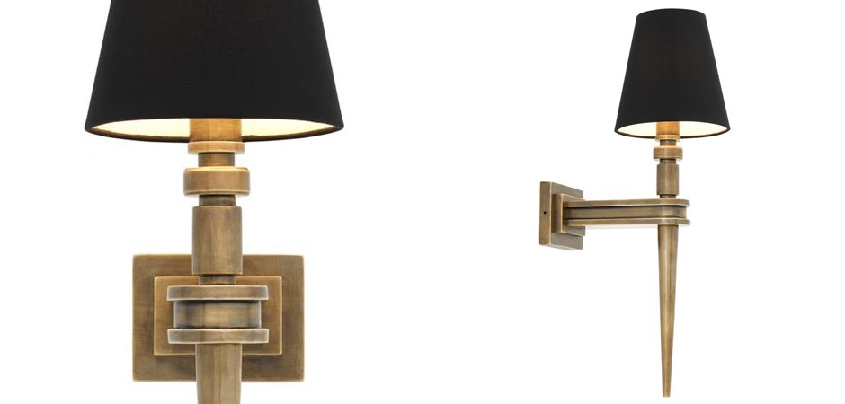 Бра Wall Lamp Waterloo Single Brass Бра Wall Lamp Waterloo Single Brass - Loft-Concept в Челябинске
