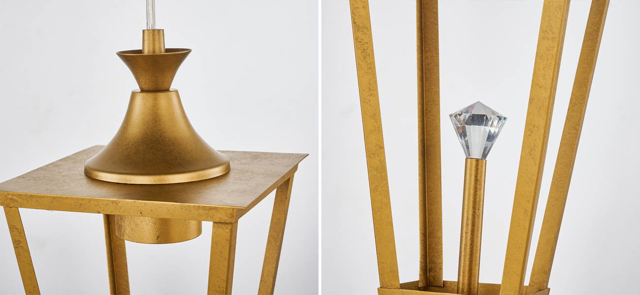 Подвесной светильник цвета античного золота Fanarion - фото №1