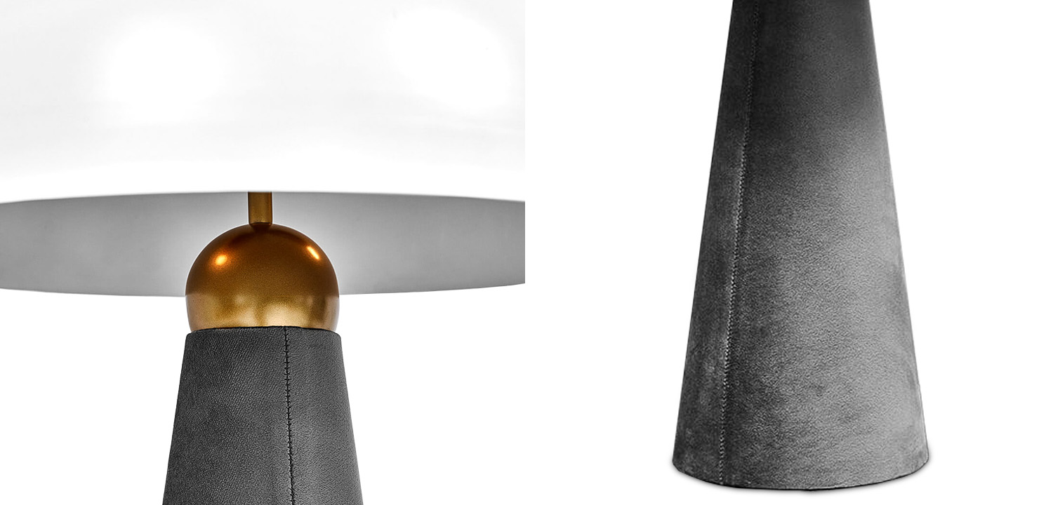 Настольная лампа Ruben Concrete table lamp - фото