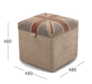 Пуф для хранения Jack Britannia Collection Пуф для хранения Jack Britannia Collection в Челябинске