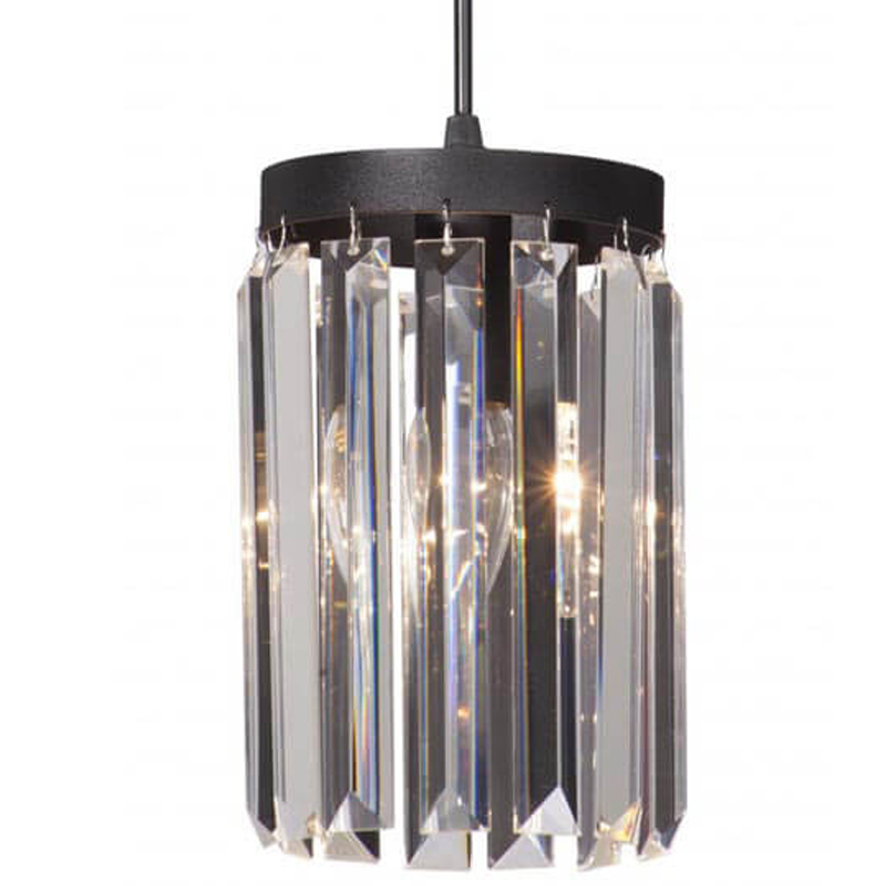 Светильник ODEON CLEAR GLASS Pendant lamp Прозрачное Стекло D 12 Черный матовый Прозрачное Стекло Светильник ODEON CLEAR GLASS Pendant lamp Прозрачное Стекло D 12 Черный матовый Прозрачное Стекло в Челябинске | Loft Concept