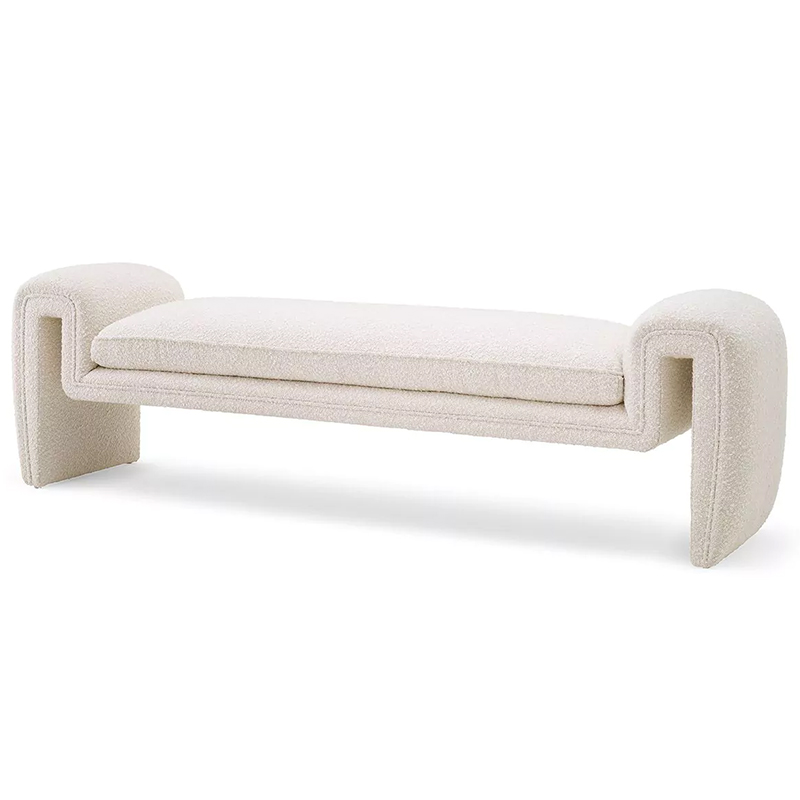 Банкетка Eichholtz Bench Tondo L Белый Банкетка Eichholtz Bench Tondo L Белый в Челябинске | Loft Concept