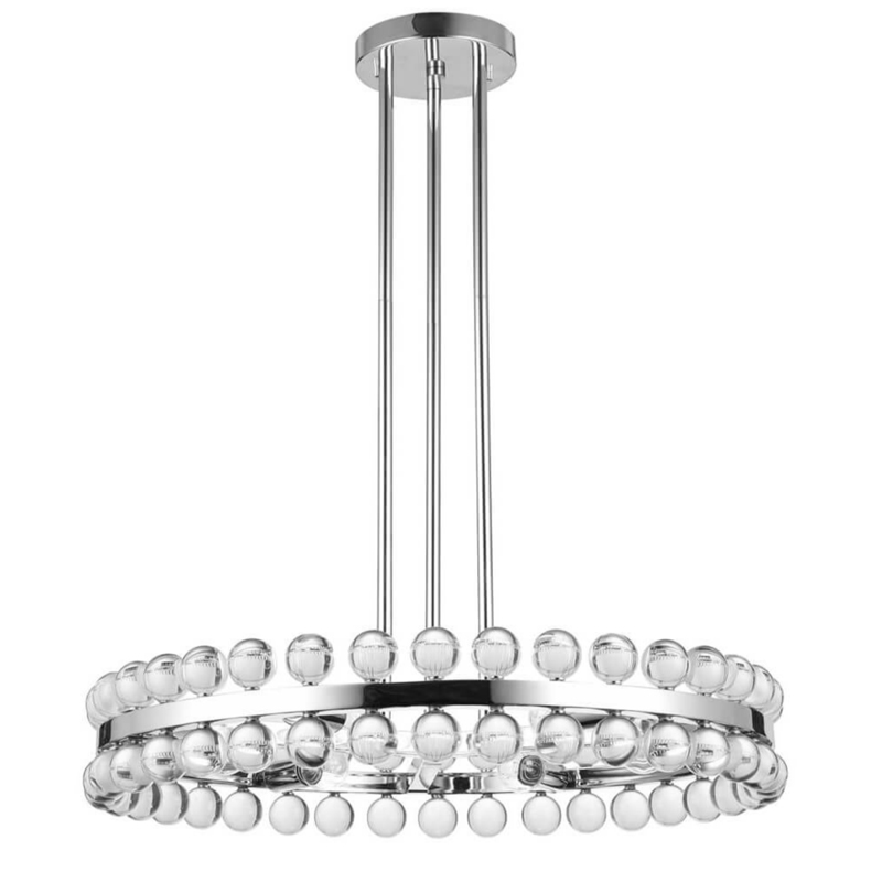 Sacramento Transparent Balls One Circle Chandelier Хром Прозрачный Sacramento Transparent Balls One Circle Chandelier Хром Прозрачный в Челябинске | Loft Concept