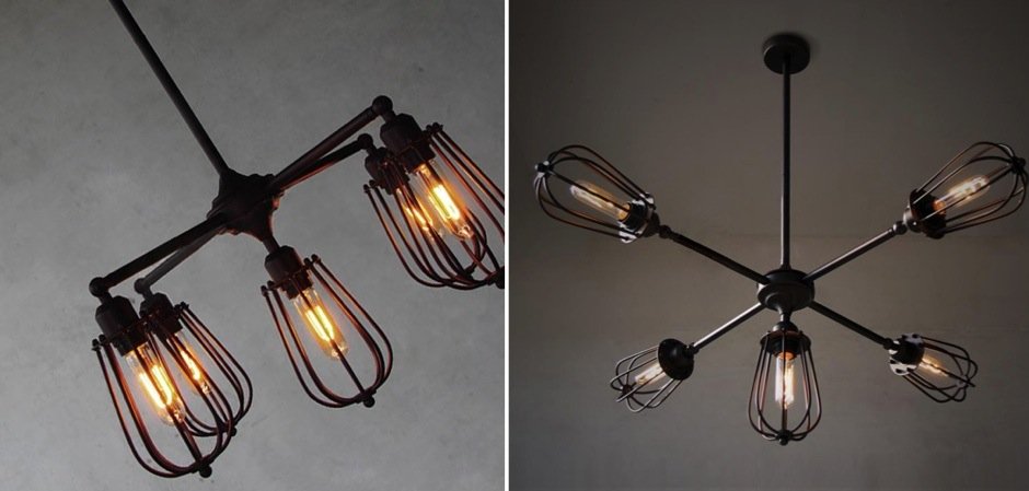 Люстра Loft Marconi Cage Light Люстра Loft Marconi Cage Light - Loft-Concept в Челябинске