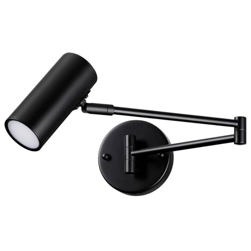 Черное бра поворотное Trumpet Wall Lamp Черный Черное бра поворотное Trumpet Wall Lamp Черный в Челябинске | Loft Concept