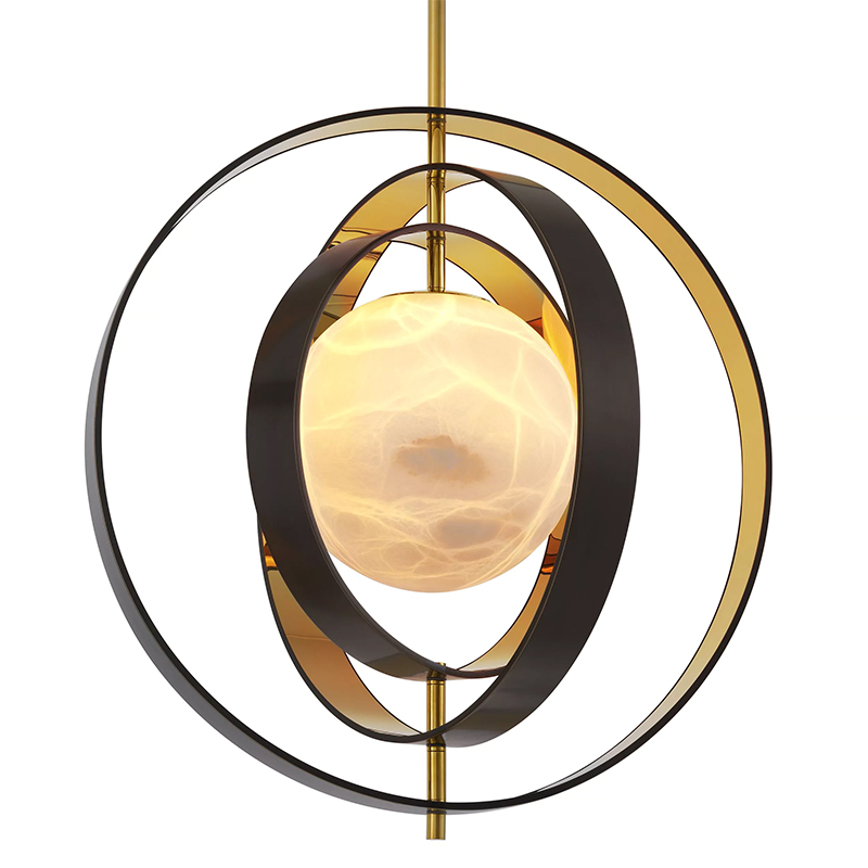 Люстра Eichholtz Chandelier Pearl Золотой Черный Люстра Eichholtz Chandelier Pearl Золотой Черный в Челябинске | Loft Concept