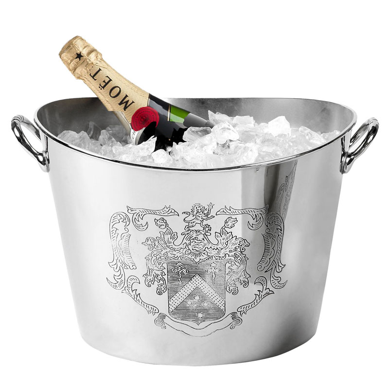 Ведерко для шампанского Eichholtz CHAMPAGNE COOLER MAGGIA Никель Ведерко для шампанского Eichholtz CHAMPAGNE COOLER MAGGIA Никель в Челябинске | Loft Concept