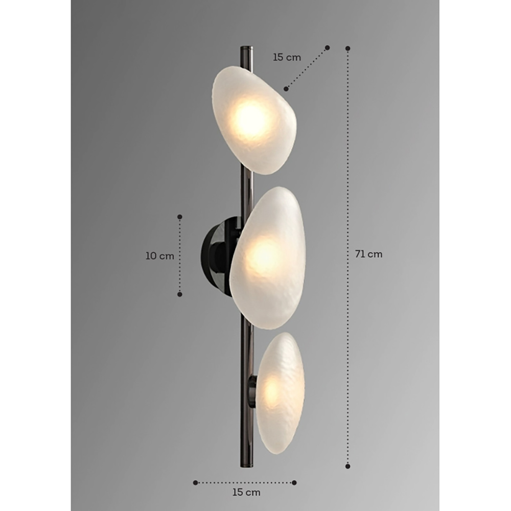 Бра LINDIS FROST LONG WALL 3 лампы Молочное стекло  в Челябинске