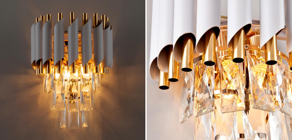 Каскадное бра Empire Crystal Gold Каскадное бра Empire Crystal Gold - Loft-Concept в Челябинске