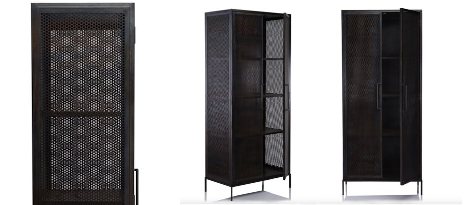 Шкаф Industrial Loft Dark Metal Tali Cabinet Шкаф Industrial Loft Dark Metal Tali Cabinet - Loft-Concept в Челябинске