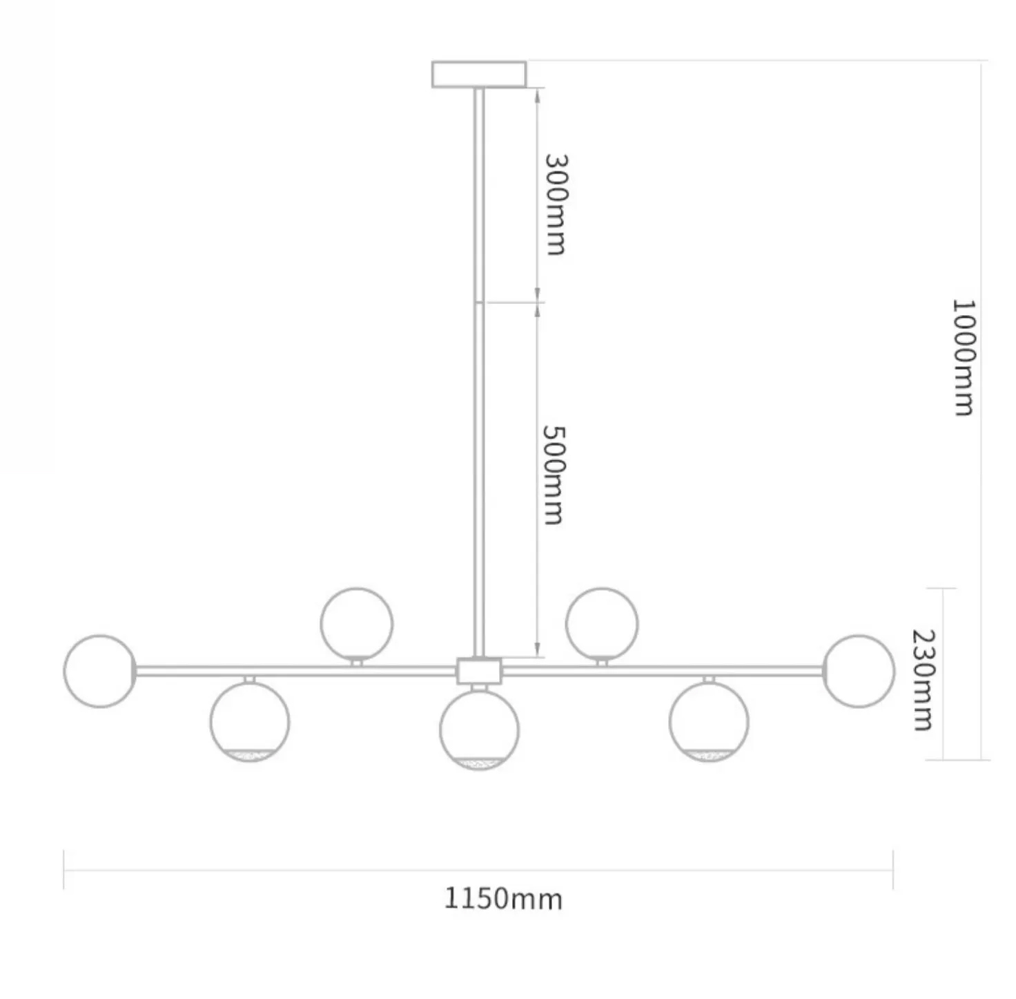 Линейная люстра Theo Metal Wooden Linear Chandelier Линейная люстра Theo Metal Wooden Linear Chandelier в Челябинске
