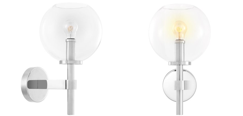 Бра Wall Lamp Jade Nickel Бра Wall Lamp Jade Nickel - Loft-Concept в Челябинске