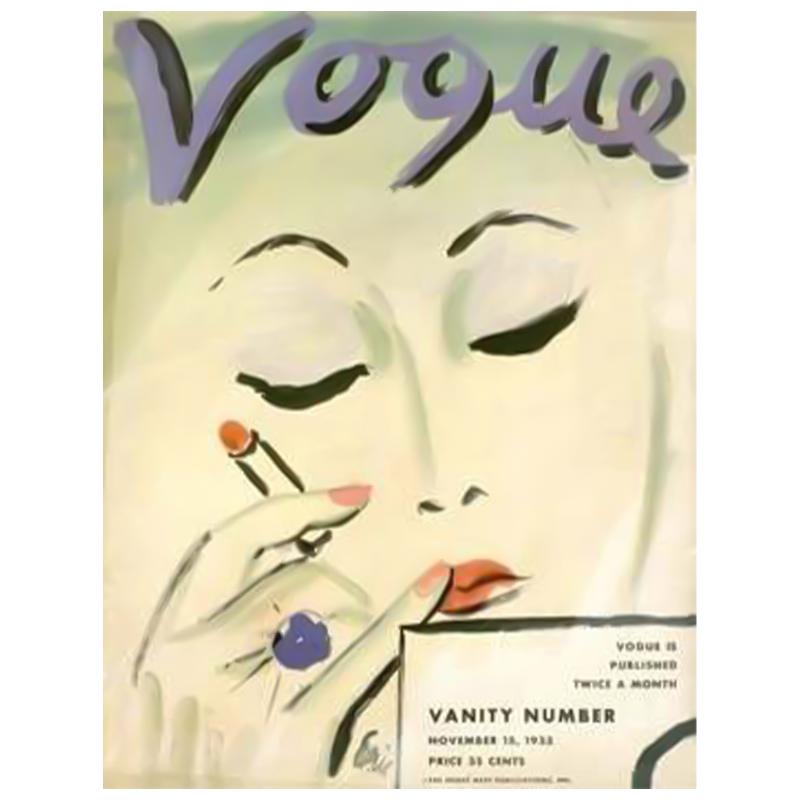 Постер Vogue Cover 1933 November Постер Vogue Cover 1933 November в Челябинске | Loft Concept