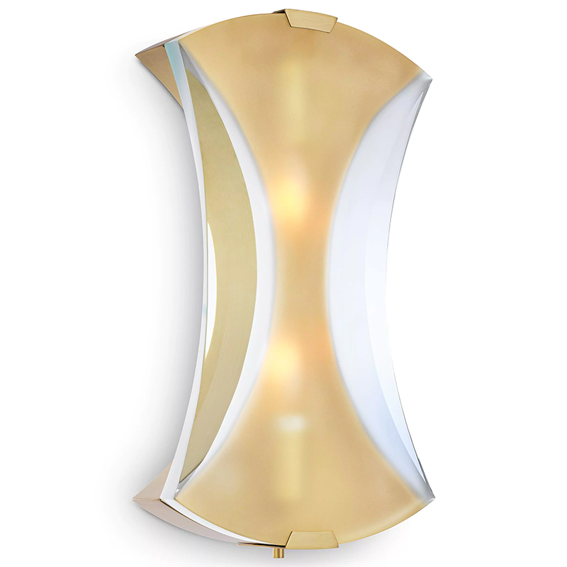 Бра Eichholtz Wall Lamp Virgil Латунь Бежевый Бра Eichholtz Wall Lamp Virgil Латунь Бежевый в Челябинске | Loft Concept