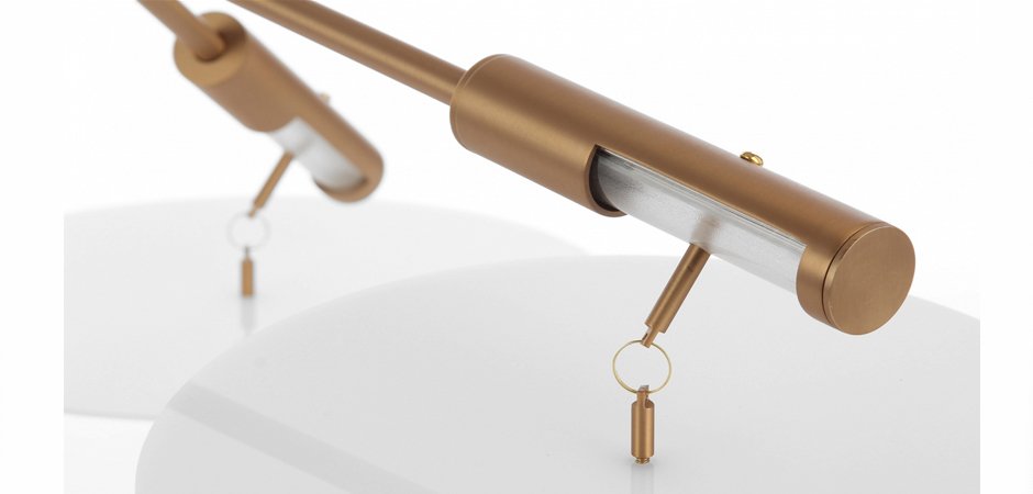 Люстра White Disc 11 ламп - фото №1