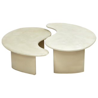 Набор кофейные столы Инь и Янь ivory ( слоновая кость ) Набор кофейные столы Инь и Янь ivory ( слоновая кость ) в Челябинске | Loft Concept